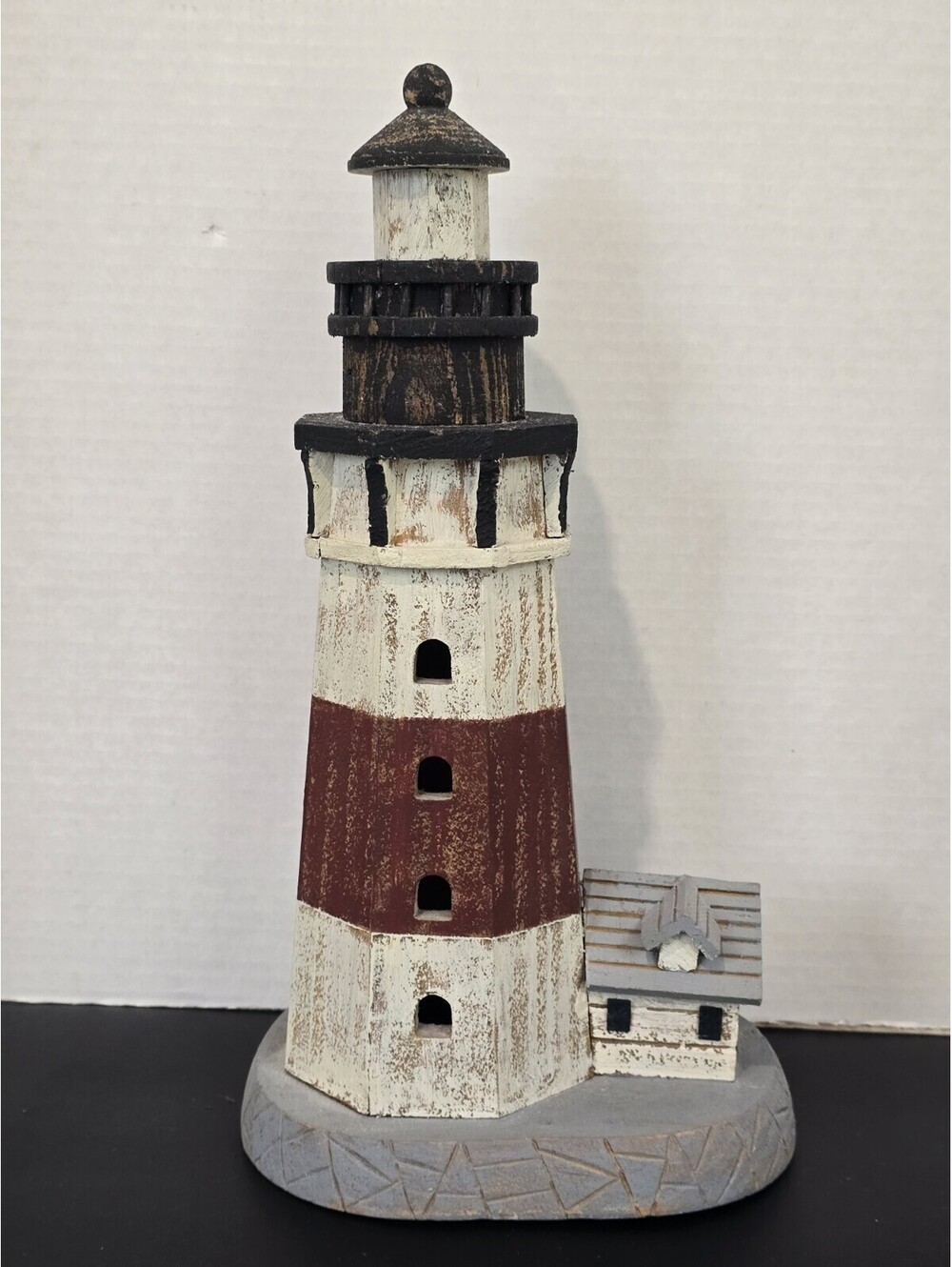 Heritage Mint Collectables LTD Lighthouse Wood Nautical Figurine W/ Rustic Look